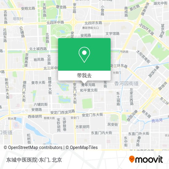 东城中医医院-东门地图