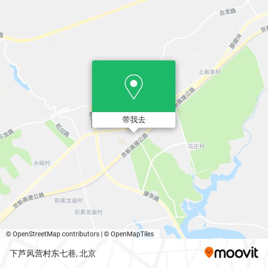 下芦风营村东七巷地图