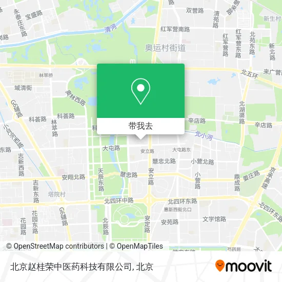 北京赵桂荣中医药科技有限公司地图