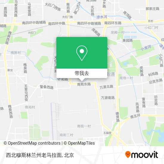 西北穆斯林兰州老马拉面地图
