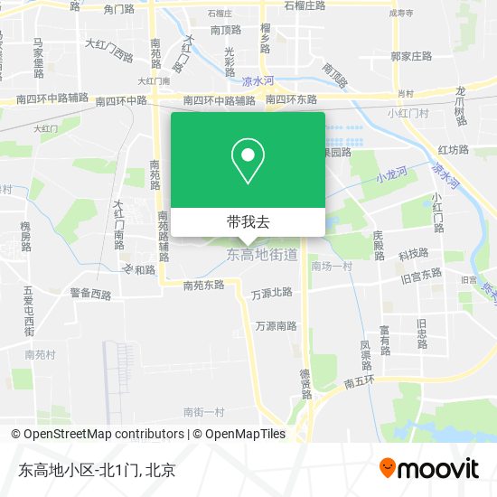 东高地小区-北1门地图