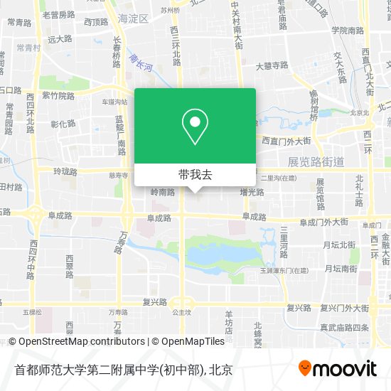 首都师范大学第二附属中学(初中部)地图