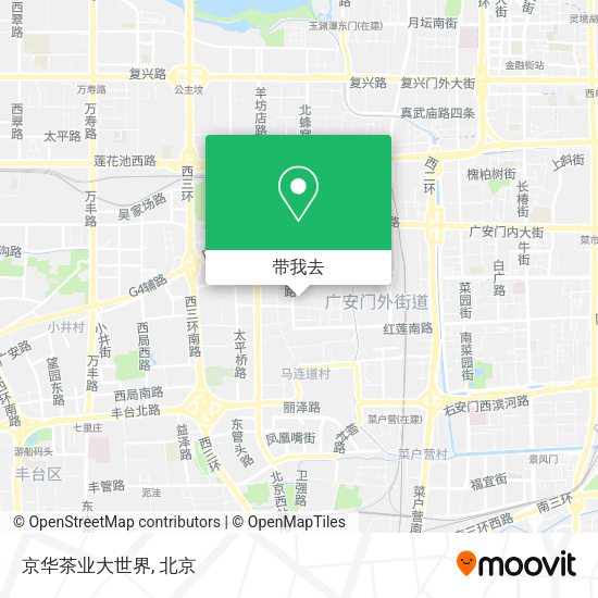 京华茶业大世界地图