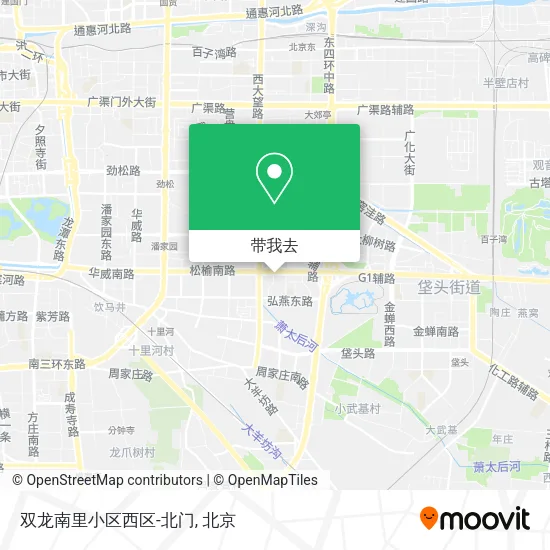 双龙南里小区西区-北门地图