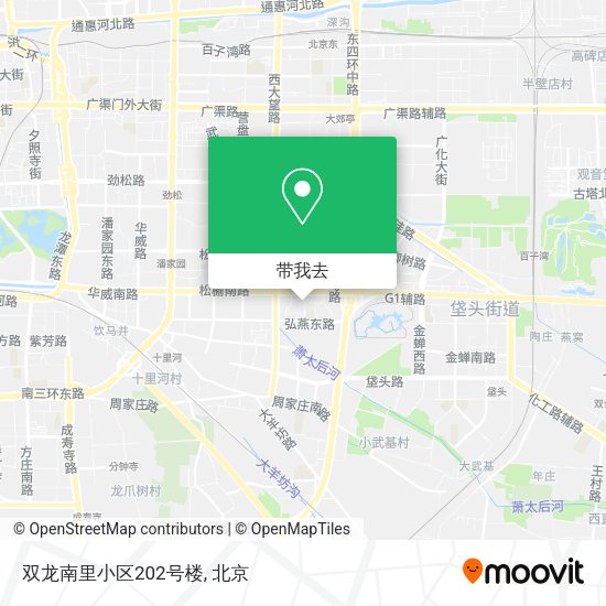 双龙南里小区202号楼地图