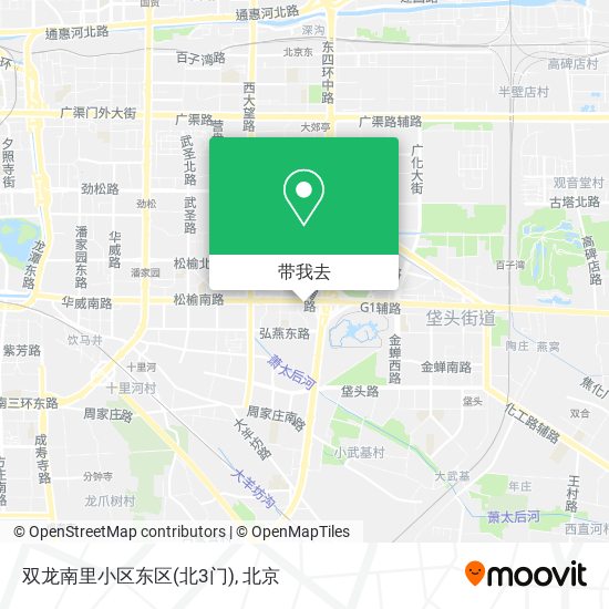 双龙南里小区东区(北3门)地图