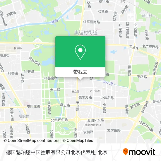 德国魁珀恩中国控股有限公司北京代表处地图