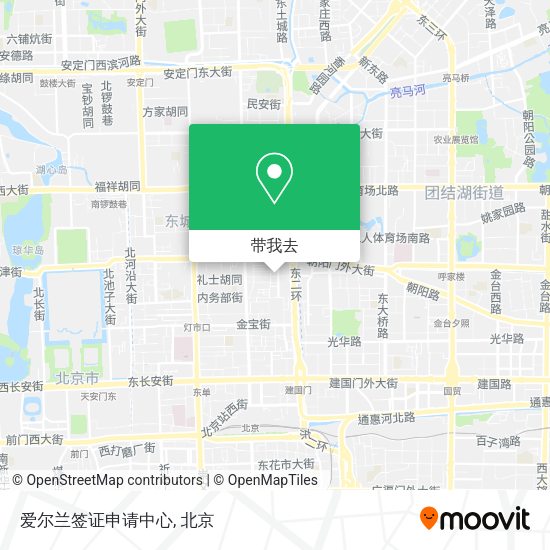 爱尔兰签证申请中心地图