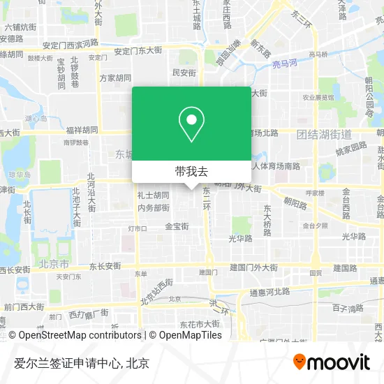 爱尔兰签证申请中心地图