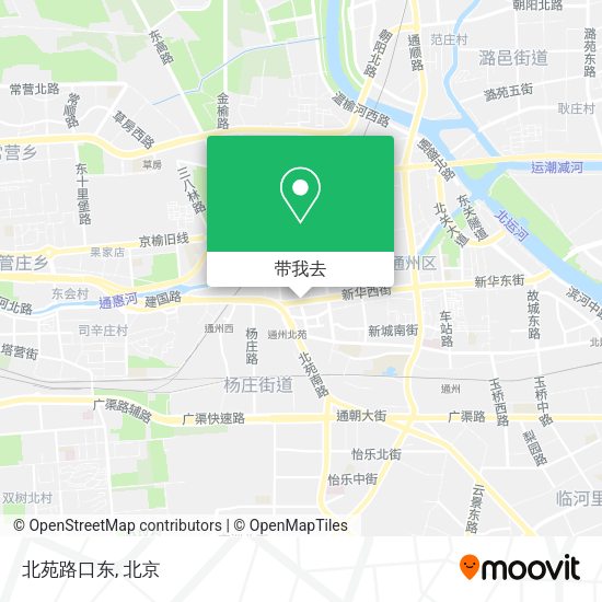 北苑路口东地图