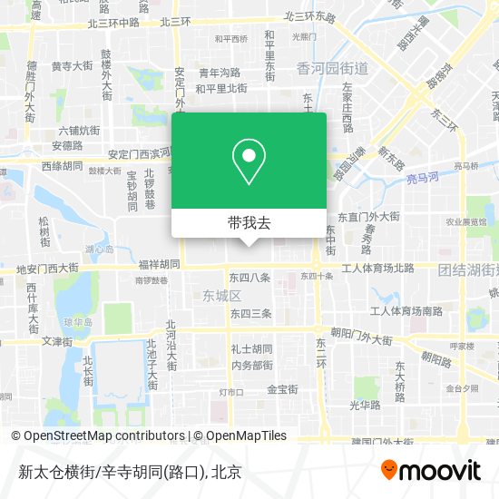 新太仓横街/辛寺胡同(路口)地图
