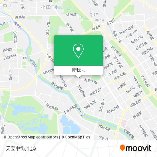 天宝中街地图