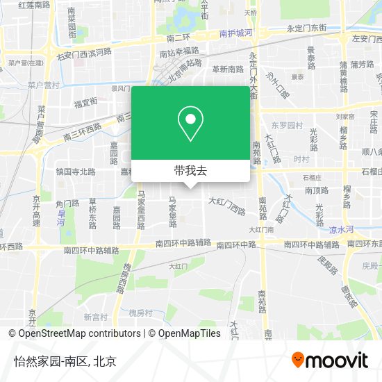 怡然家园-南区地图