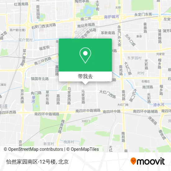 怡然家园南区-12号楼地图