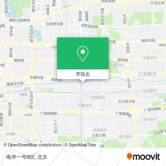 南岸一号B区地图