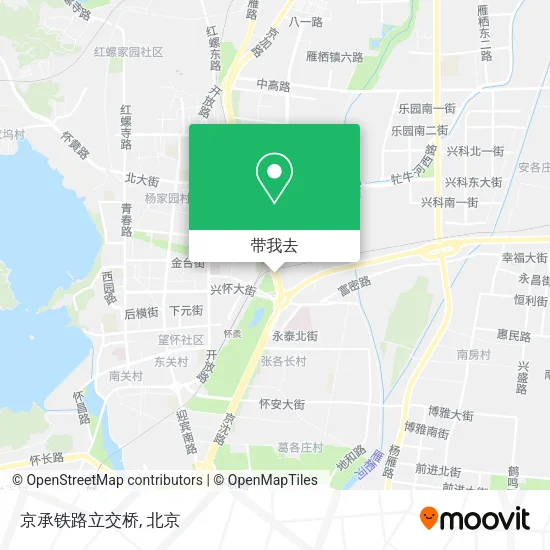 京承铁路立交桥地图