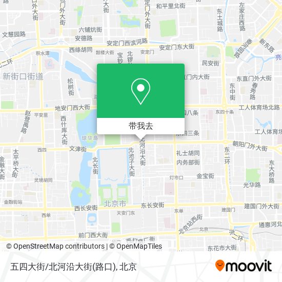 五四大街/北河沿大街(路口)地图