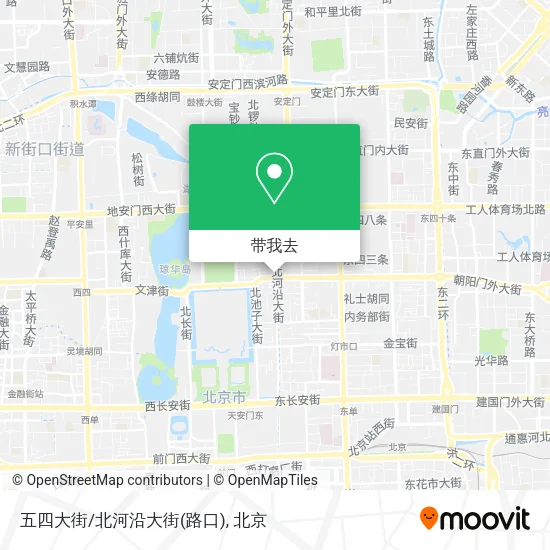 五四大街/北河沿大街(路口)地图