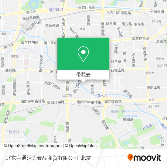 北京宇通活力食品商贸有限公司地图