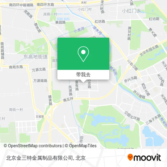 北京金三特金属制品有限公司地图