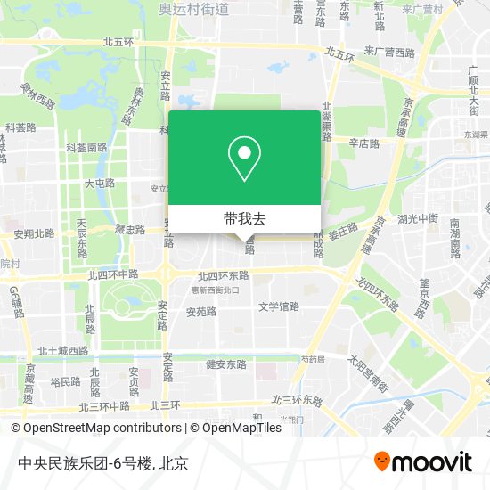中央民族乐团-6号楼地图