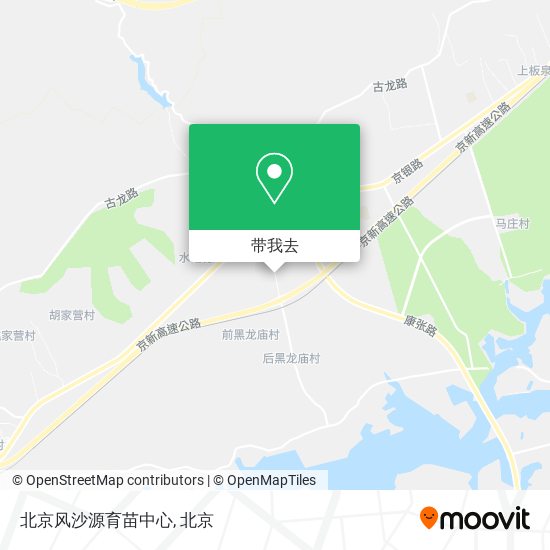 北京风沙源育苗中心地图