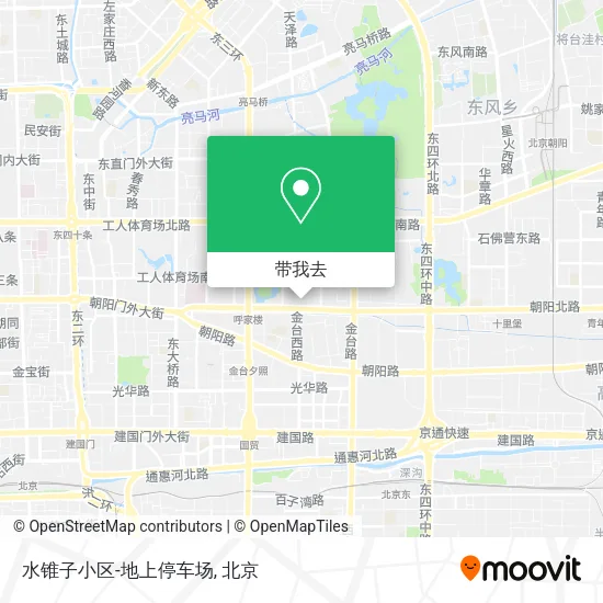 水锥子小区-地上停车场地图