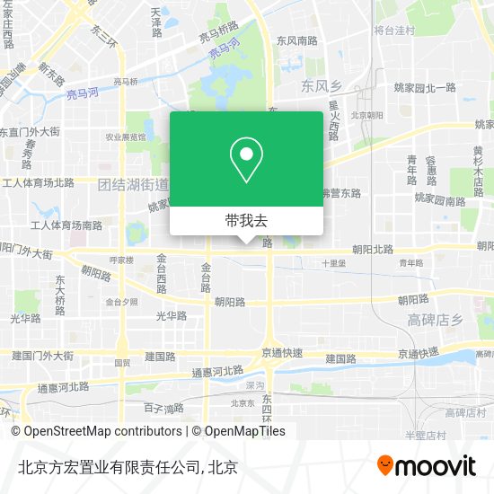 北京方宏置业有限责任公司地图
