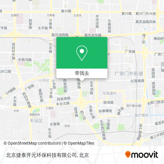 北京捷泰开元环保科技有限公司地图