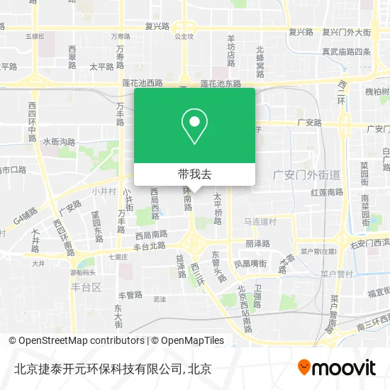 北京捷泰开元环保科技有限公司地图