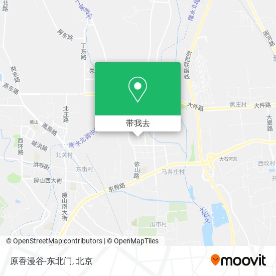 原香漫谷-东北门地图