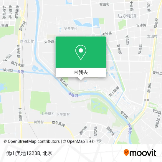 优山美地1223B地图