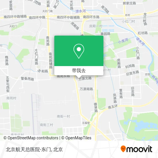 北京航天总医院-东门地图