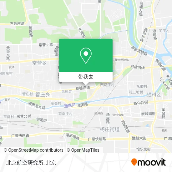 北京航空研究所地图