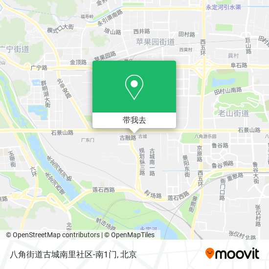 八角街道古城南里社区-南1门地图