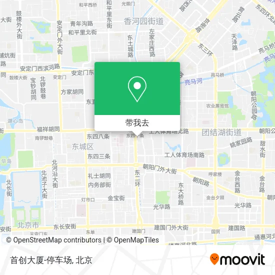 首创大厦-停车场地图