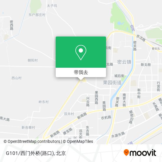 G101/西门外桥(路口)地图