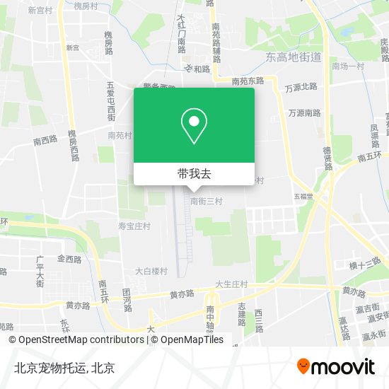 北京宠物托运地图