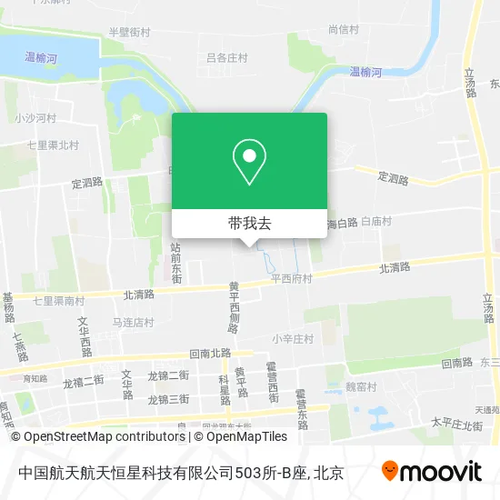 中国航天航天恒星科技有限公司503所-B座地图