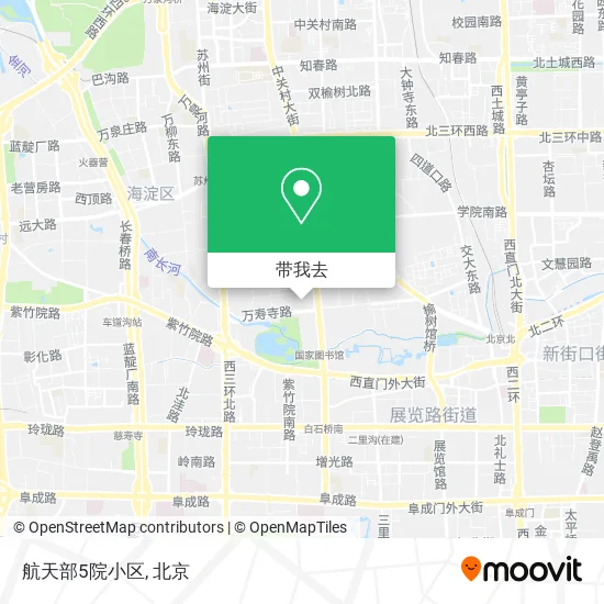 航天部5院小区地图
