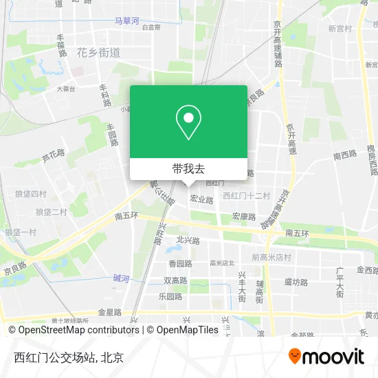 西红门公交场站地图