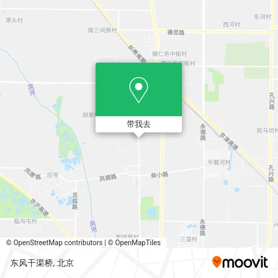 东风干渠桥地图
