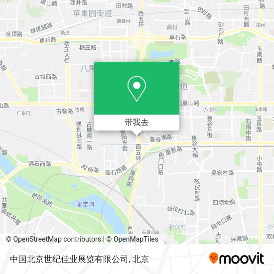 中国北京世纪佳业展览有限公司地图