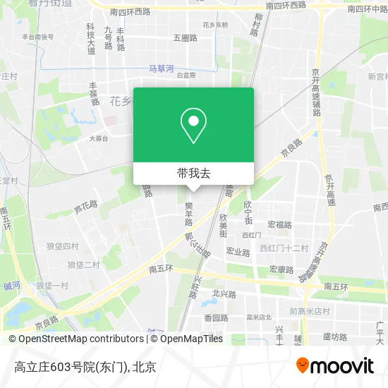 高立庄603号院(东门)地图