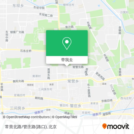 常营北路/管庄路(路口)地图