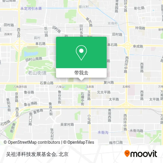 吴祖泽科技发展基金会地图