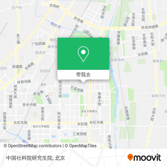 中国社科院研究生院地图