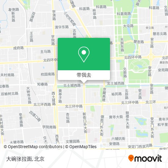 大碗张拉面地图