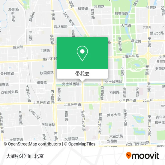 大碗张拉面地图
