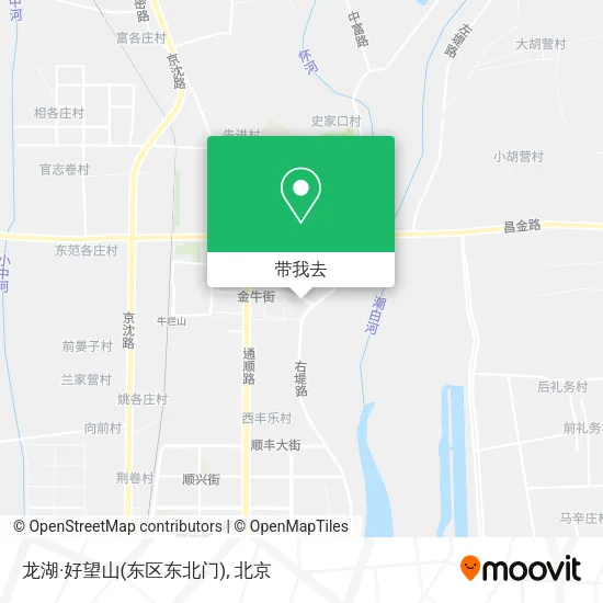 龙湖·好望山(东区东北门)地图